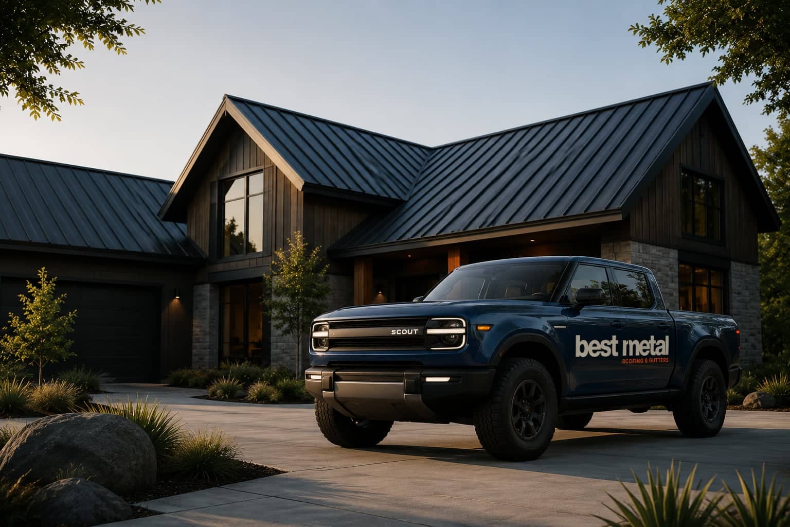 best metal truck and roof
