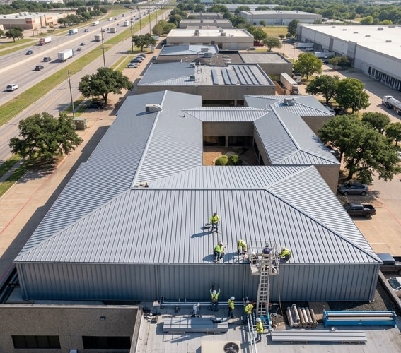 commercial metal roof