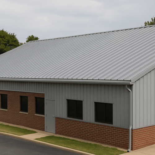 Commercial Corrugated Metal Roofing
